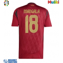 Belgija Orel Mangala #18 Domaci Dres EP 2024 Kratak Rukav